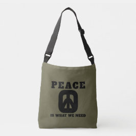 LARRYSTOTES PEACE (IWWN) Crossbody Bag Tragetaschen Mit Langen Trägern