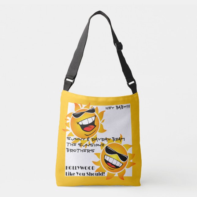 LARRYSTOTES SUNNY&RAYRAY TRAGETASCHEN MIT LANGEN TRÄGERN (Vorderseite)