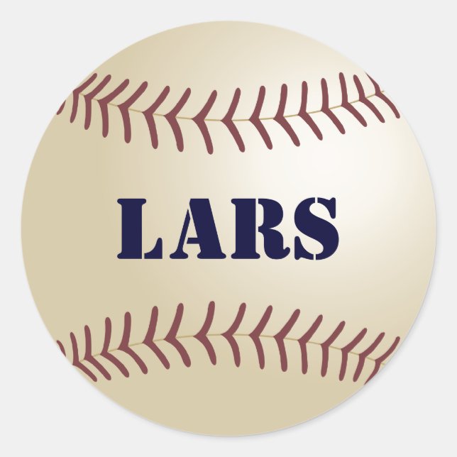 Lars Baseball Sticker / Siegel (Vorderseite)