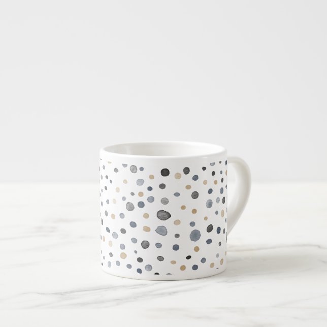 Lars Confetti Wassercolor Dots Espresso Tasse (Vorderseite Rechts)