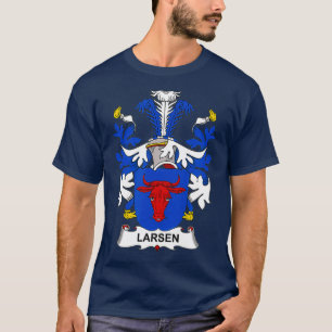 Larsen Coat of Arms Familienwappen T-Shirt