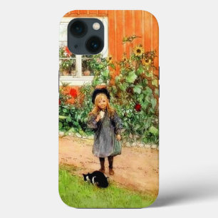 Larsson - Brita mit einer Katze und einem Sandwich Case-Mate iPhone Hülle