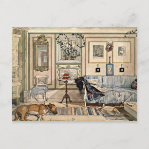Larsson - Cosy Corner, 1894, Kunstwerk Postkarte