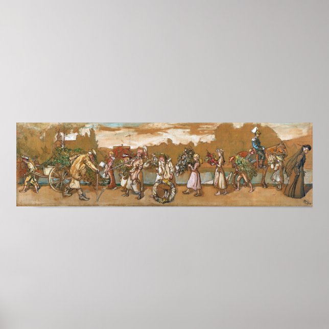 Larsson - Im Freien bläst der Sommer Poster (Vorne)