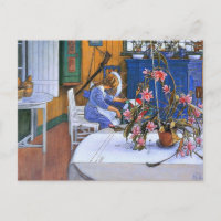 Larsson - Inneres mit Kaktus