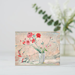 Larsson - Nelken und Mohnblumen Postkarte