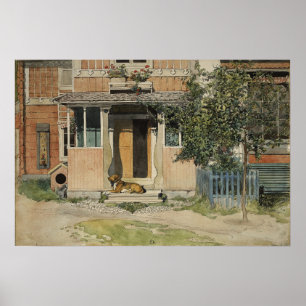 Larsson - The Veranda (von einer Zuhause) Poster