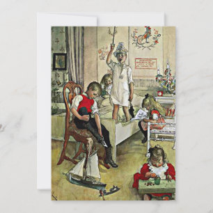 Larsson - Weihnachtsmorgen Karte