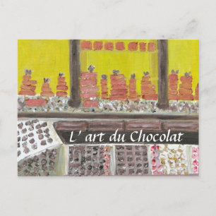L'art du Chocolat Postkarte