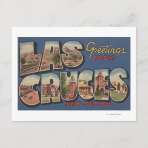 Las Cruces, New Mexico - Großbuchstaben Postkarte