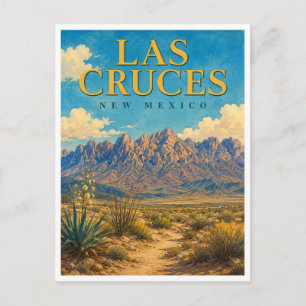 Las Cruces New Mexico Organ Mountains GeoSaga Postkarte