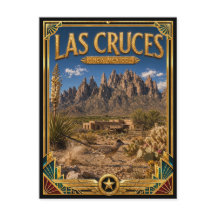 Las Cruces New Mexico Vintage Art Deco Golden Age