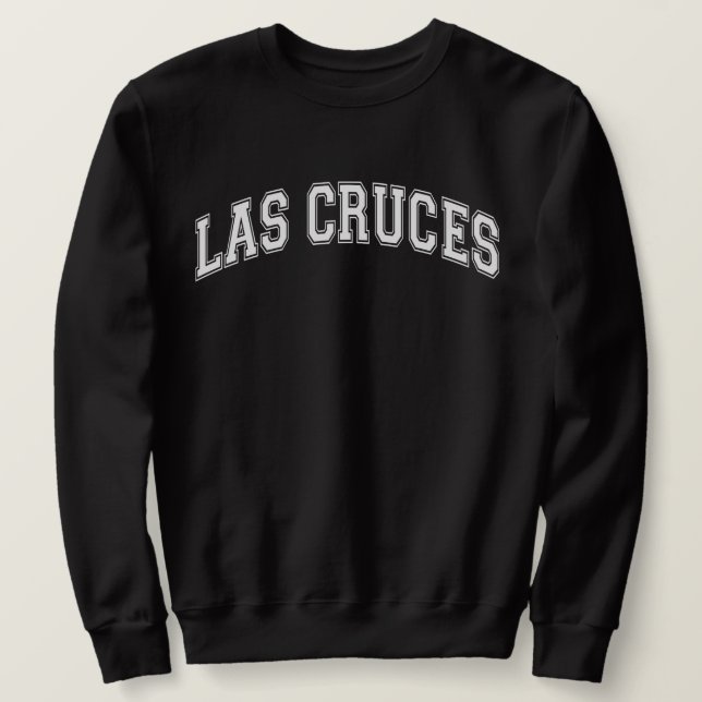LAS CRUCES University Style America Uni Sweatshirt (Design vorne)
