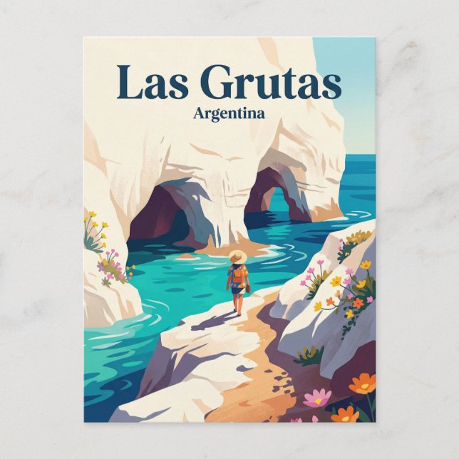Las Grutas Argentinien Postkarte (Vorderseite)