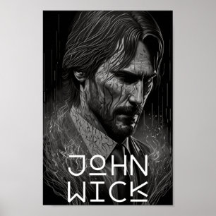 las John Wick - Dark Style Poster
