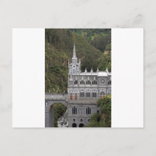 Las Lajas Heiligtum Basilika Kirche Kolumbien Postkarte