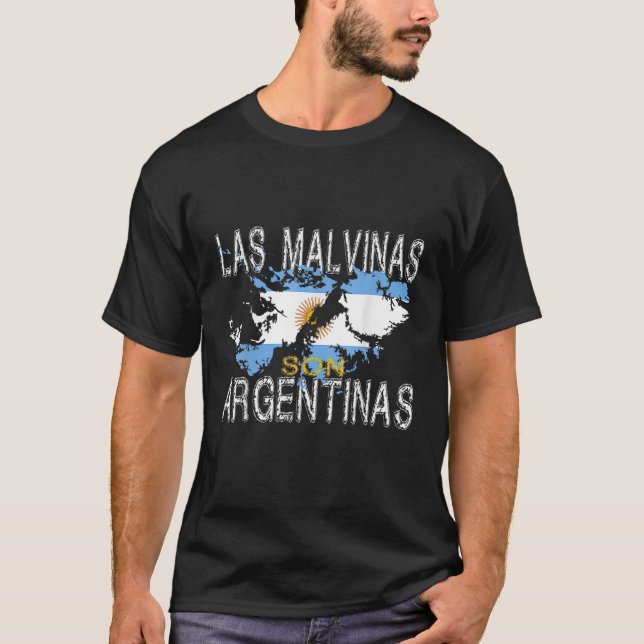 Las Malvinas Son Argentinas Islas Malvinas T-Shirt (Vorderseite)