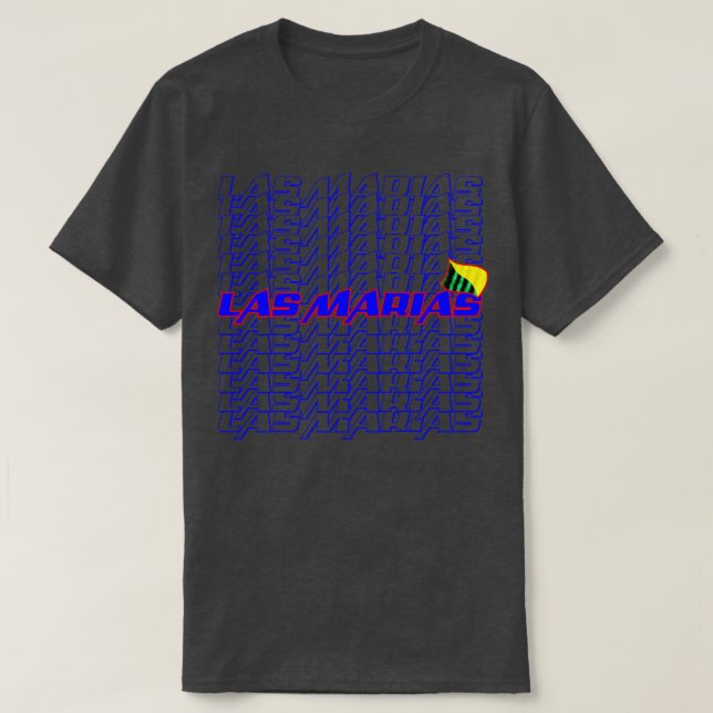 Las Marias Cascade-Text T-Shirt (Design vorne)