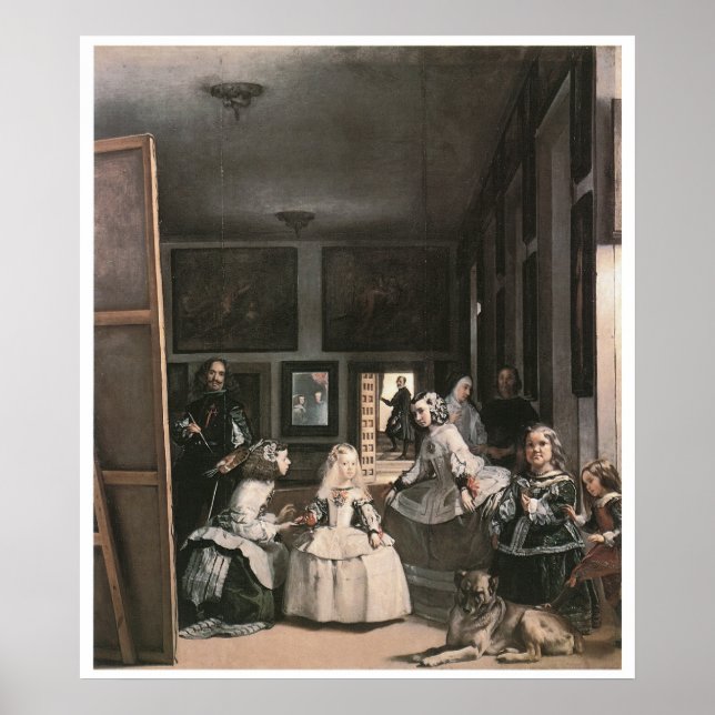 Las Meninas, c.1656 Diego Velasquez Poster (Vorne)