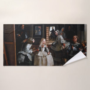 Las Meninas, Die Trauzeuginnen, Diego Velazquez Badehandtuch