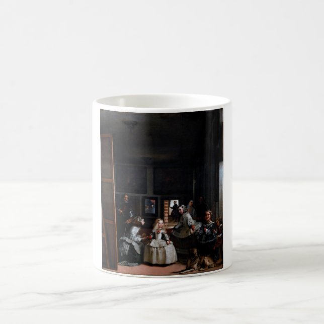 Las Meninas, Die Trauzeuginnen, Diego Velazquez Kaffeetasse (Mittel)