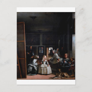 Las Meninas, Die Trauzeuginnen, Diego Velazquez Postkarte