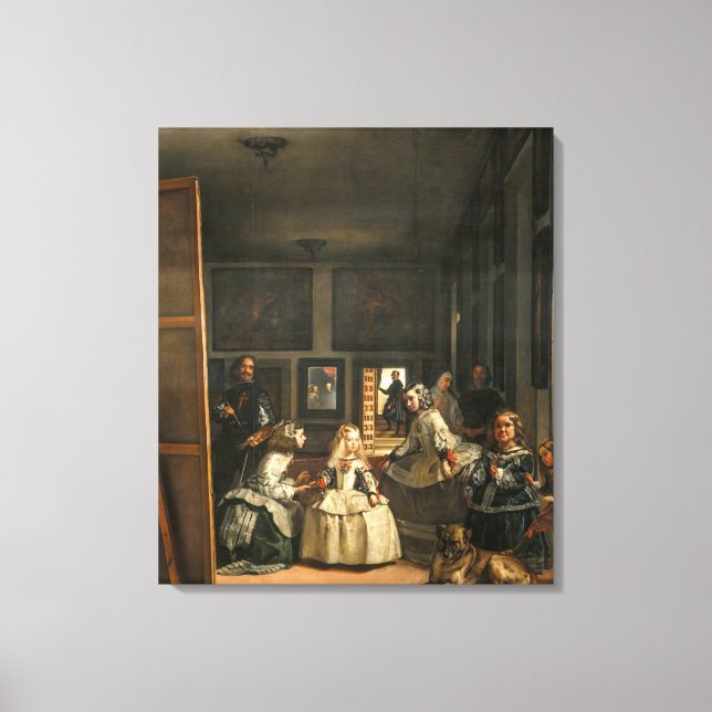 Las Meninas | Diego Velá zquez | Leinwanddruck (Vorderseite)