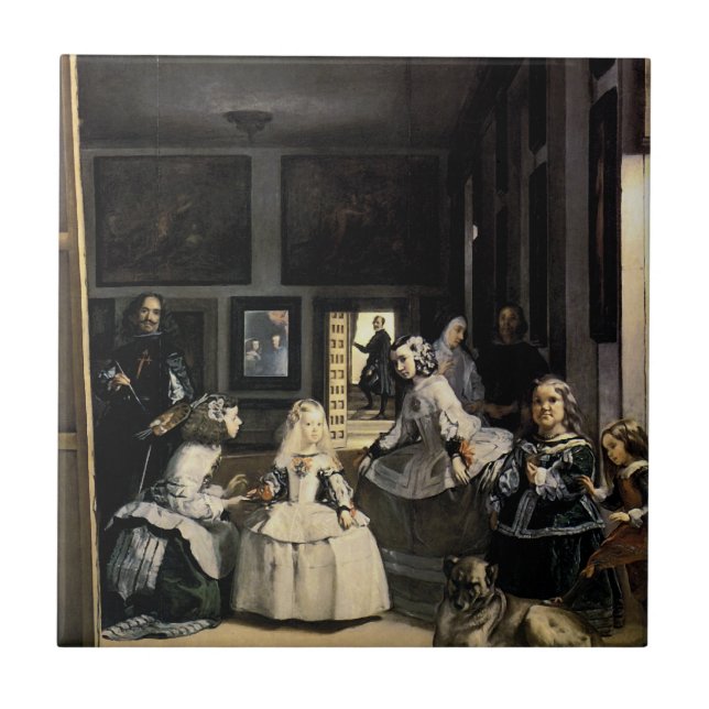 Las Meninas durch Velasquez Fliese (Vorderseite)