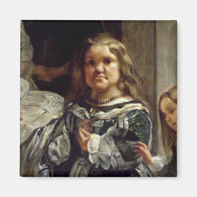Las Meninas, Familie Philip IV, c.1656 Magnet (Vorne)