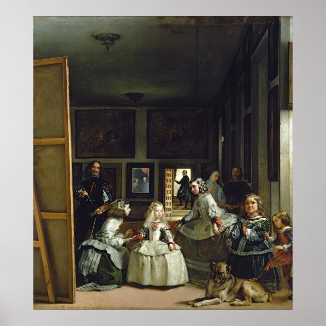 Las Meninas, Familie Philip IV, c.1656 Poster (Vorne)