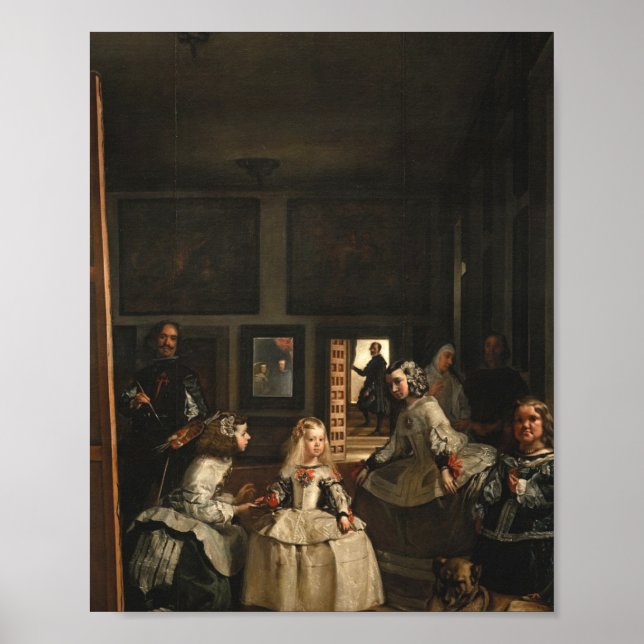 Las Meninas oder die Familie von Philip IV 1656 Poster (Vorne)