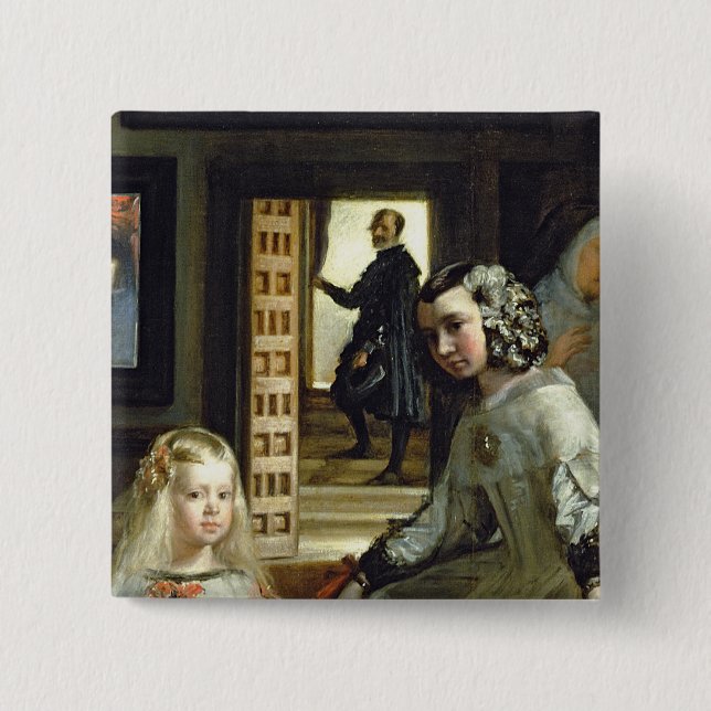Las Meninas oder die Familie von Philip IV, c.1656 Button (Vorderseite)