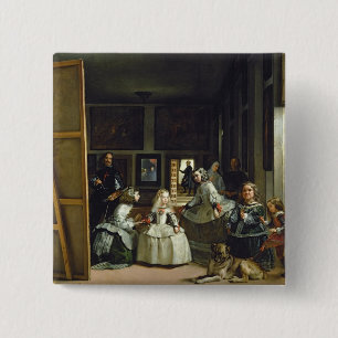 Las Meninas oder die Familie von Philip IV, c.1656 Button