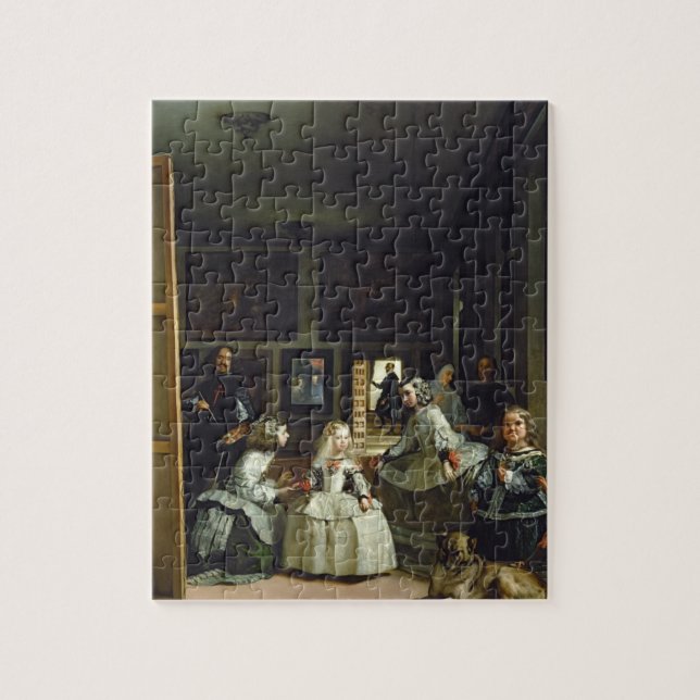 Las Meninas oder die Familie von Philip IV, c.1656 Puzzle (Vertikal)