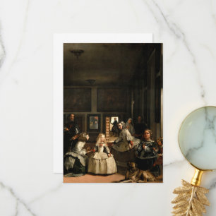 Las Meninas von Diego Velazquez Dankeskarte