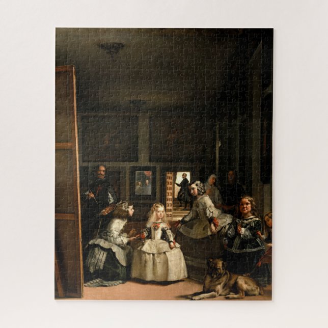 Las Meninas von Diego Velazquez Puzzle (Vertikal)