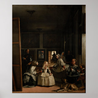 Las Meninas von Velazquez Poster