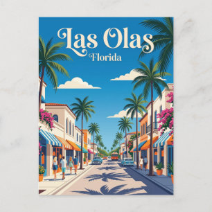 Las Olas Boulevard USA Postkarte