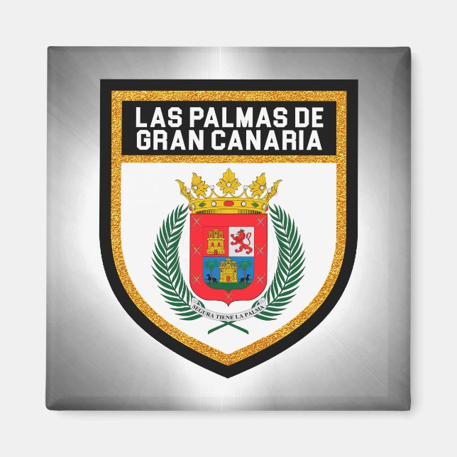 Las Palmas de Gran Canaria Flag Magnet (Vorne)