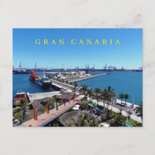 Las Palmas de Gran Canaria Hafen Postkarte
