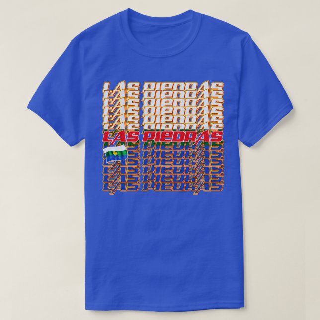 Las Piedras Cascade Text 2 T-Shirt (Design vorne)