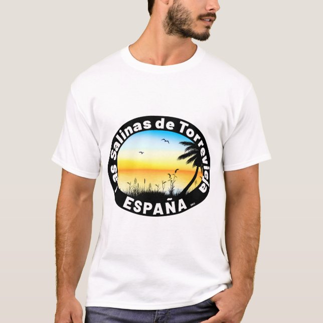 Las Salinas De Torrevieja Spanien T-Shirt (Vorderseite)