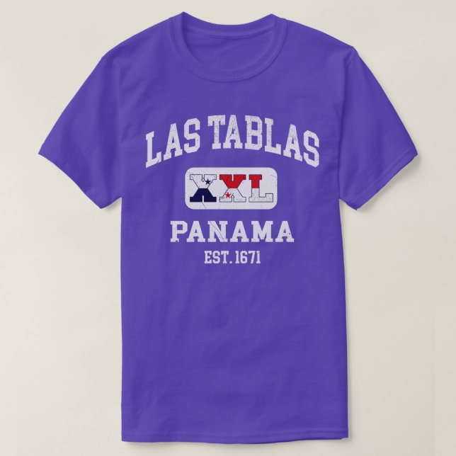 Las Tablas Panama XXL Athletic design 1 T-Shirt (Design vorne)