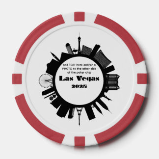 Las Vegas 2025 anpassbare Pokerchips