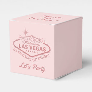 Las Vegas 21. Geburtstag Party Girly Personalisier Geschenkschachtel