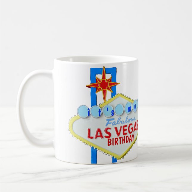 Las Vegas 30thBirthday Kaffeetasse (Links)