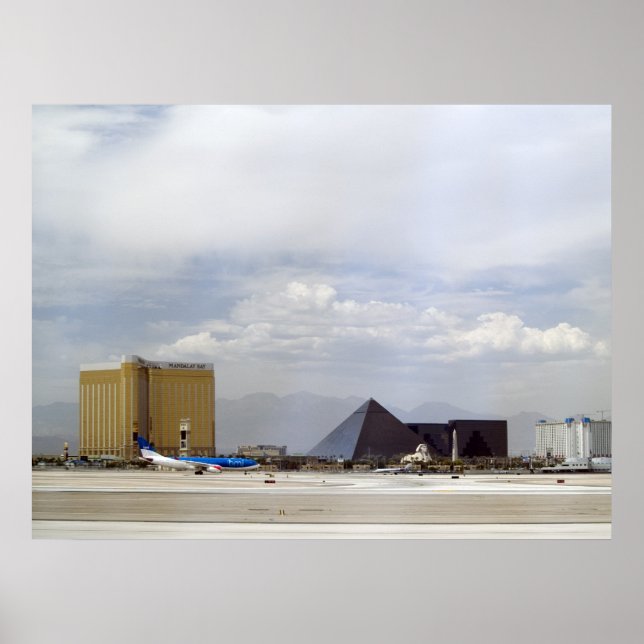 Las Vegas Airport Runway Poster Print (Vorne)