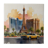 Las Vegas Aquarellkunst