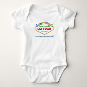 Las Vegas Baby Ankündigung Jersey Bodysuit Strampler