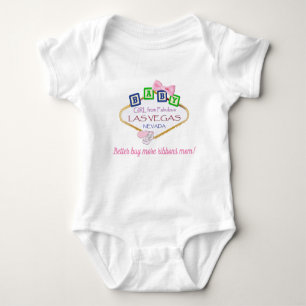 Las Vegas Baby Jersey Bodysuit Baby Strampler